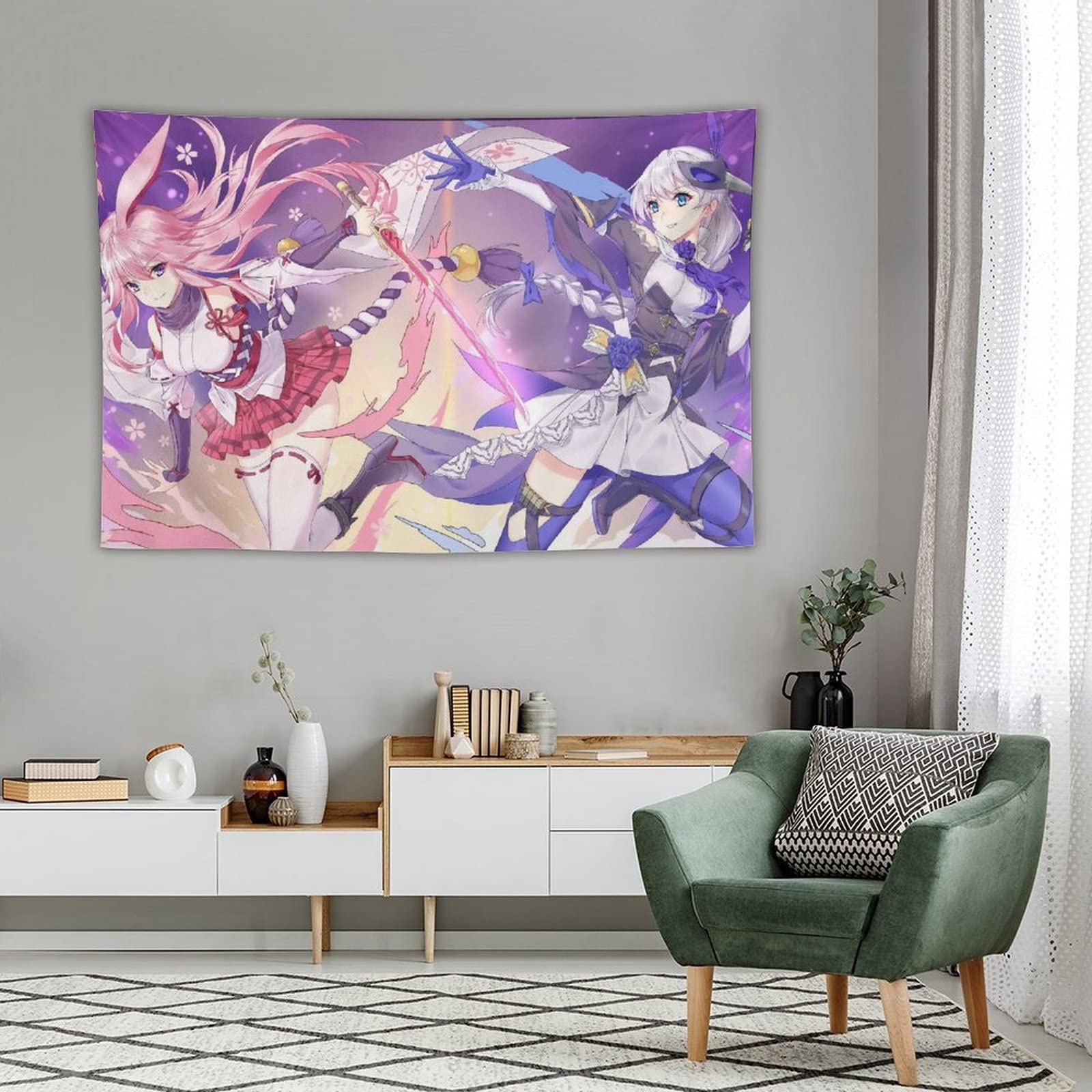 Amazon.co.jp: 崩壊3rd 八重桜 カレン・カスラナ タペストリー 大判